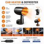 Portable Car Heater with 360 Degree Rotation