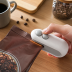 Mini Handheld Heat Bag Sealer with Cutter USB Rechargeable Tool
