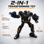 Alloy Transforming Robot Car Toy Action Figure