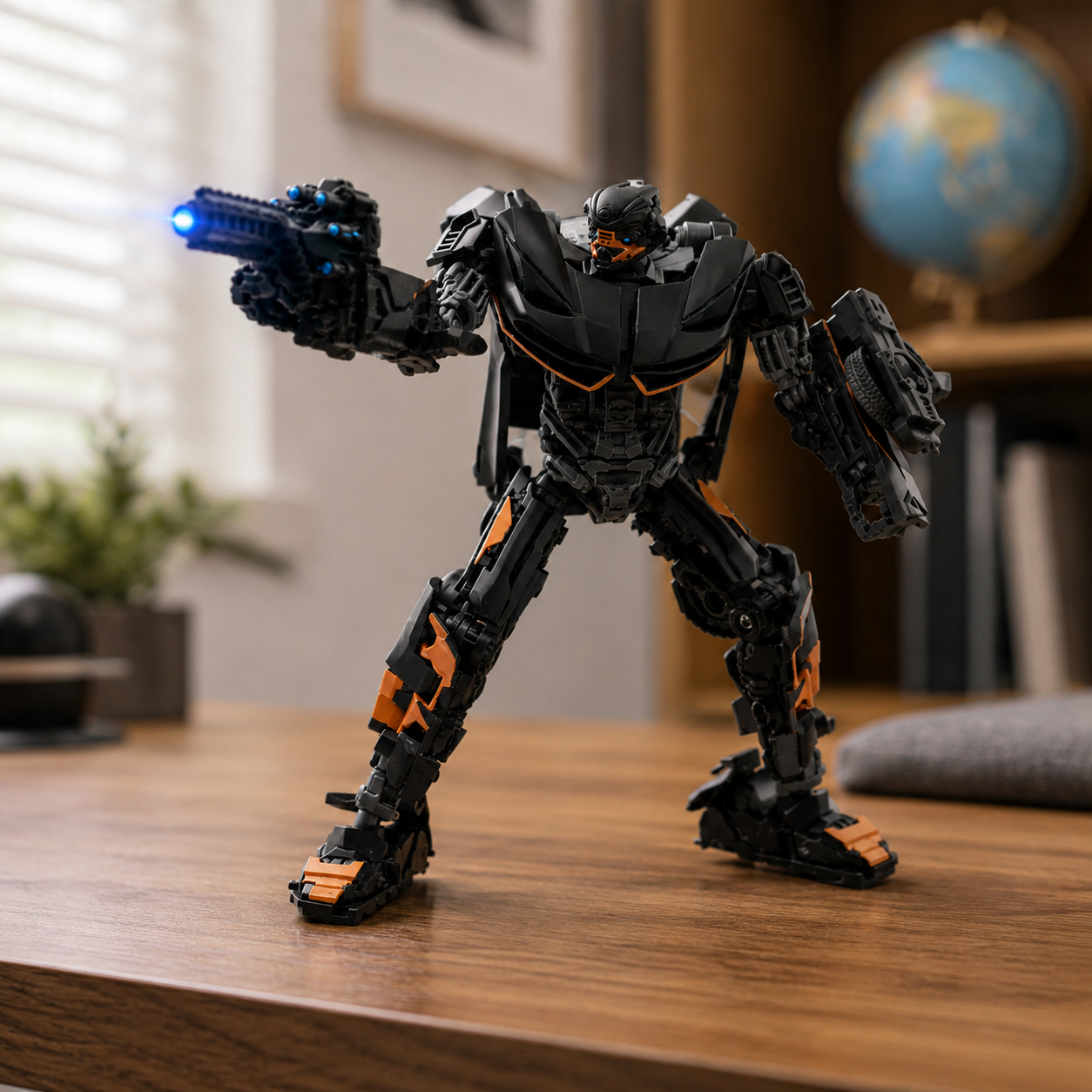 Alloy Transforming Robot Car Toy Action Figure