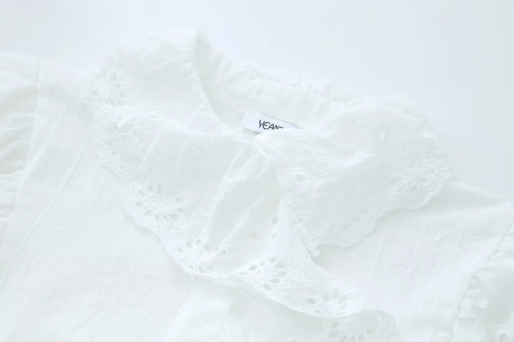 Geraldine Dress with Cotton Collar