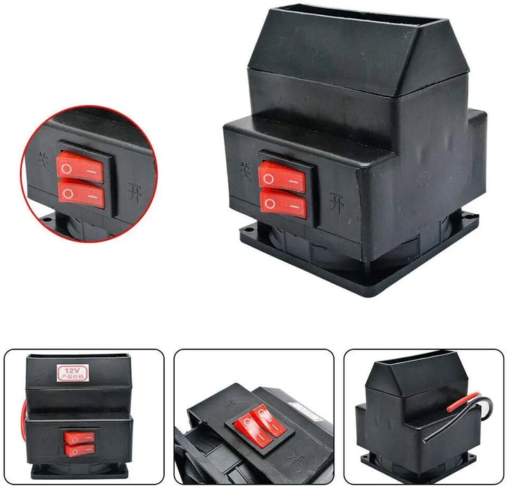 Portable Car Heater Defroster for Winter Clear Windows Warm Cabin