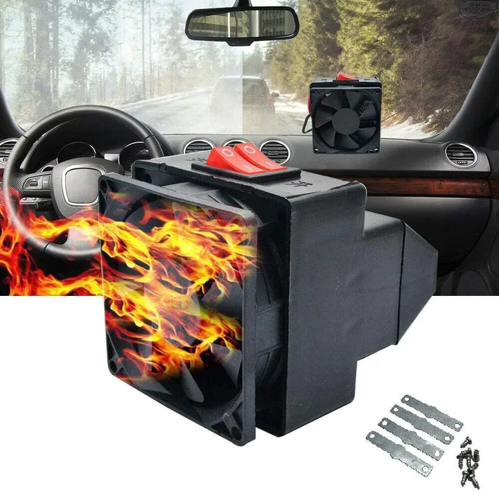 Portable Car Heater Defroster for Winter Clear Windows Warm Cabin