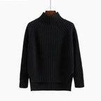 Womens High Neck Knit Sweater