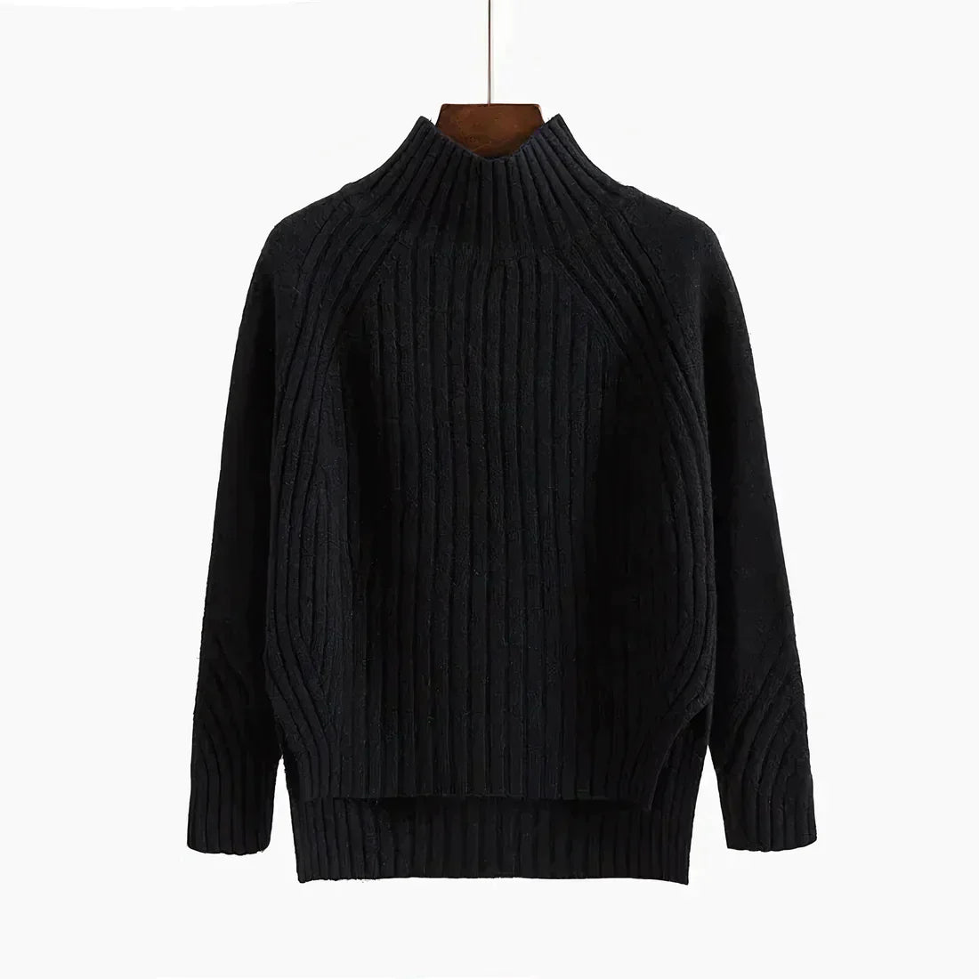 Womens High Neck Knit Sweater