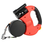 Dual Dog Retractable Leash with Flashlight