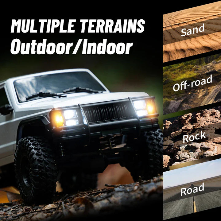 RC Car 1/18 Scale 4WD Off Road Crawler Remote Control Toy