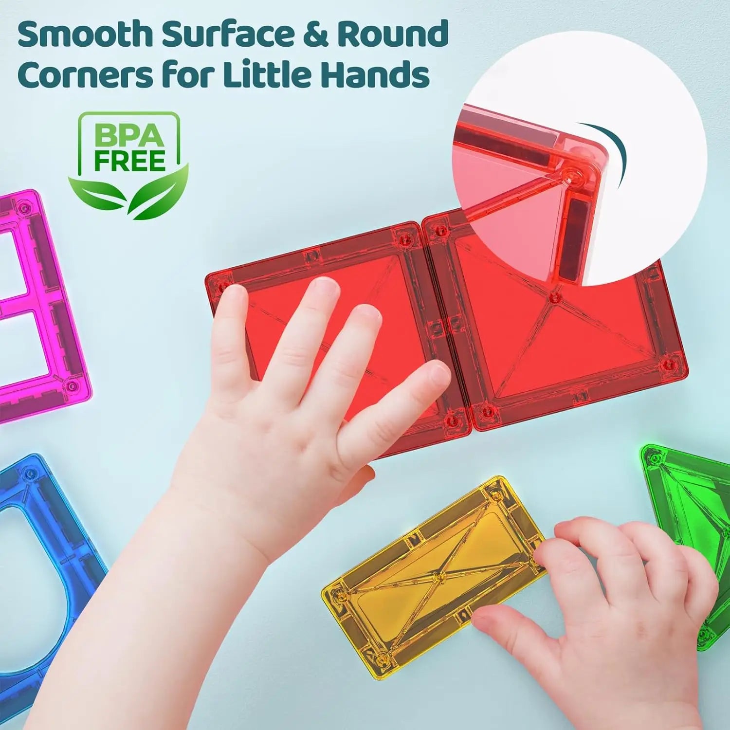 Magnetic Tiles Building Blocks Set