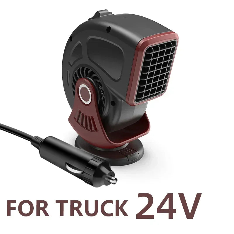 Portable Car Heater Defogger Fan 12V 24V with Adjustable Rotation