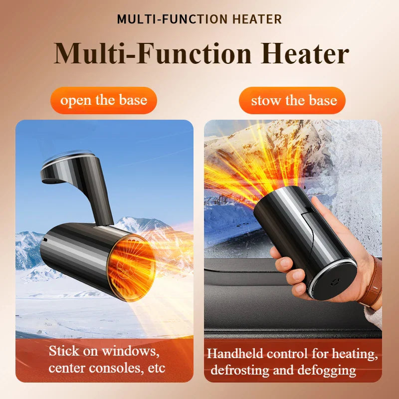 Car Heater Defogger Portable 360 Rotatable 12V 24V Winter