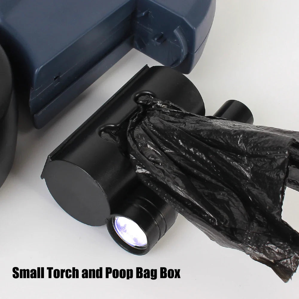 Dual Dog Retractable Leash with Flashlight