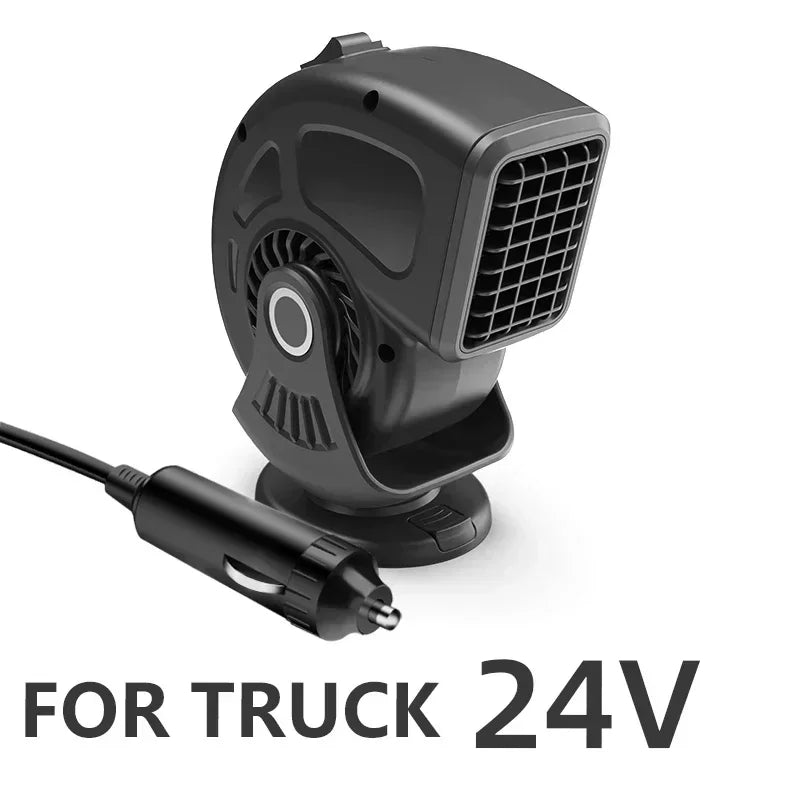 Portable Car Heater Defogger Fan 12V 24V with Adjustable Rotation