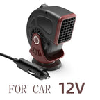 Portable Car Heater Defogger Fan 12V 24V with Adjustable Rotation
