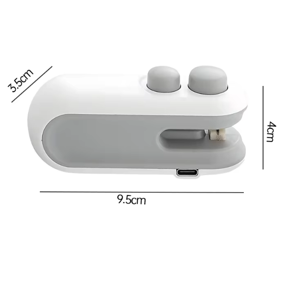 Mini Handheld Heat Bag Sealer with Cutter USB Rechargeable Tool