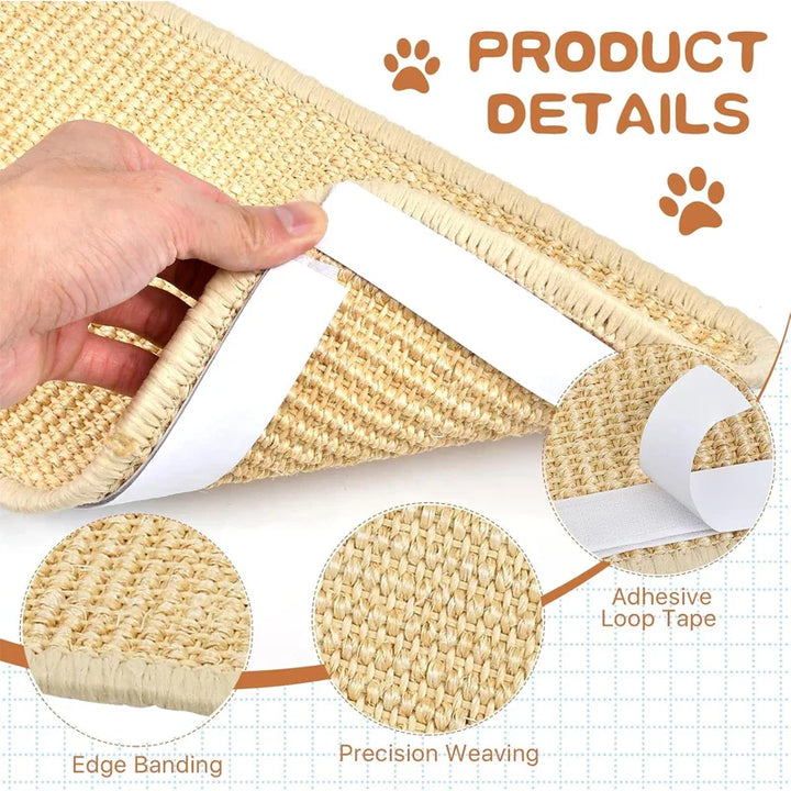 Sisal Cat Scratcher Mat Horizontal Floor Pad