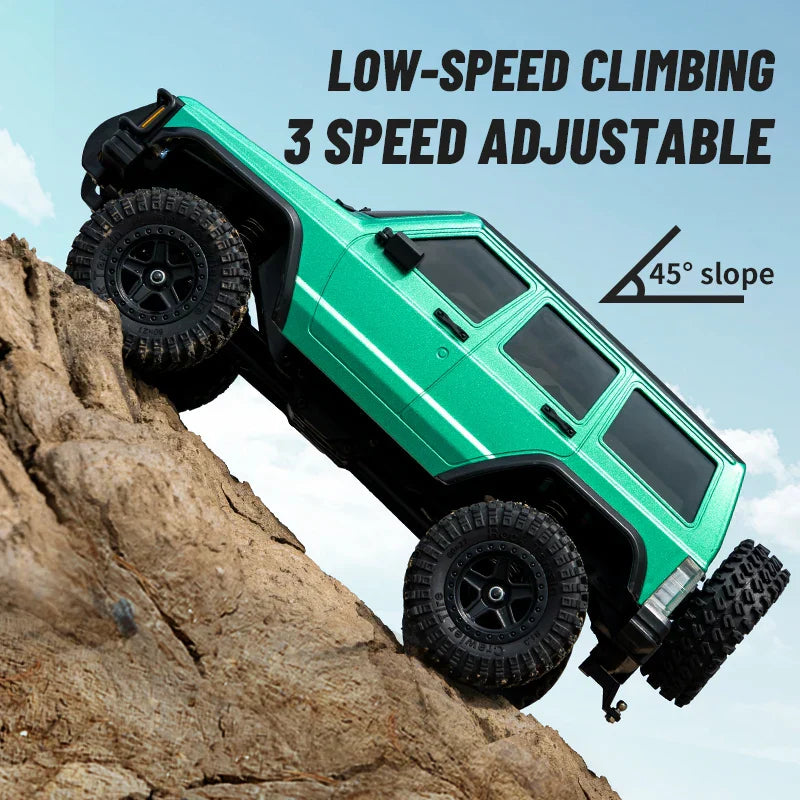 RC Car 1/18 Scale 4WD Off Road Crawler Remote Control Toy