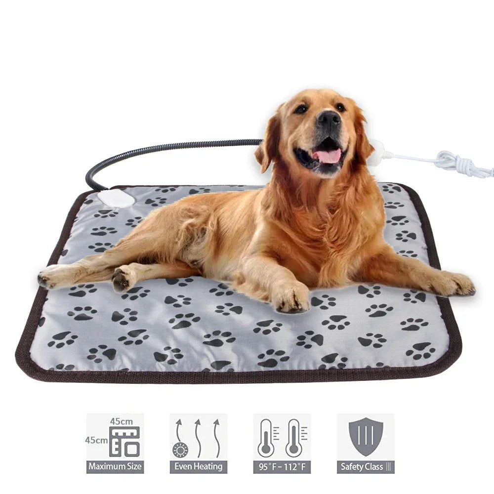 Heating Pad for Pets Waterproof Warming Mat for Cats and Dogs