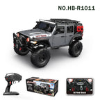 4WD RC Off Road Rock Crawler Truck with Remote Control and LED Lights