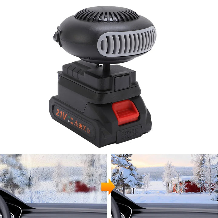 Cordless Portable Car Heater Window Defogger 21V