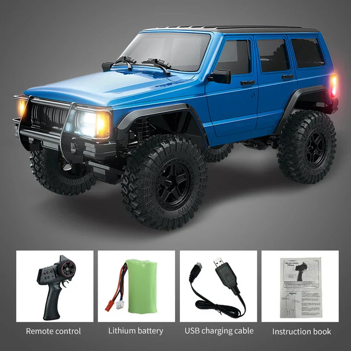 RC Car 1/18 Scale 4WD Off Road Crawler Remote Control Toy