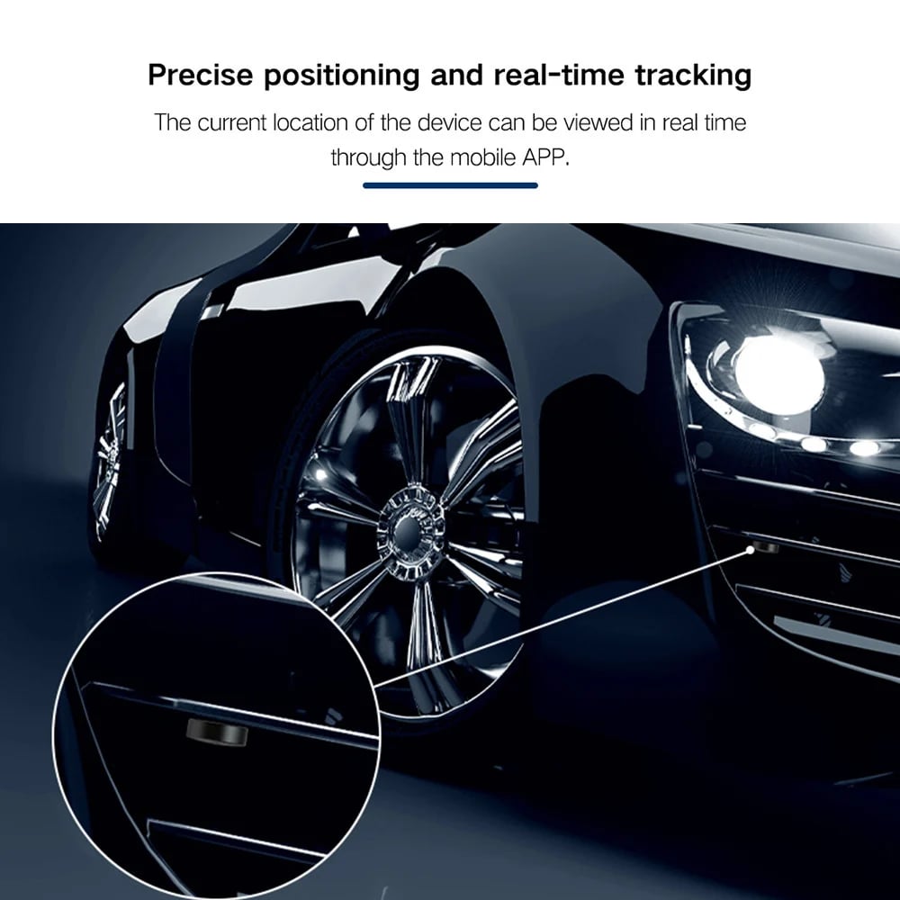 GPS Tracker for Cars Real-Time Vehicle Tracker Long Battery Life