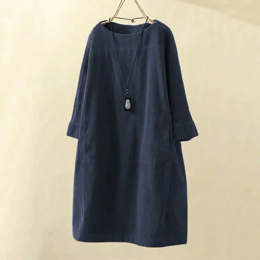 A-Line Dress for Women Velvet Nylon