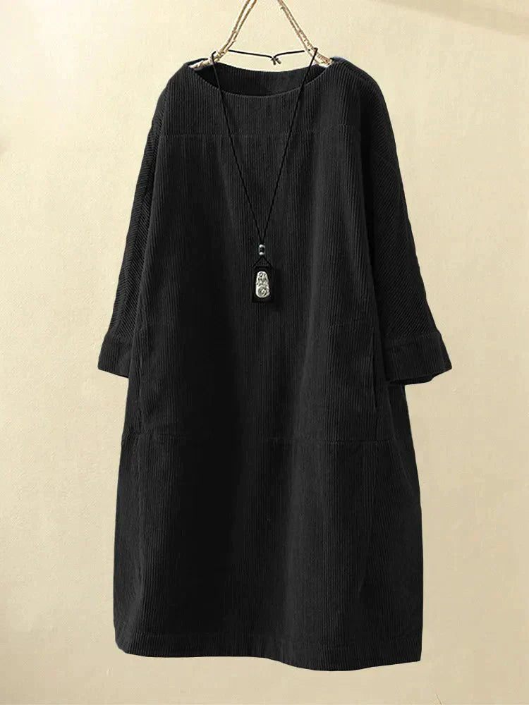 A-Line Dress for Women Velvet Nylon