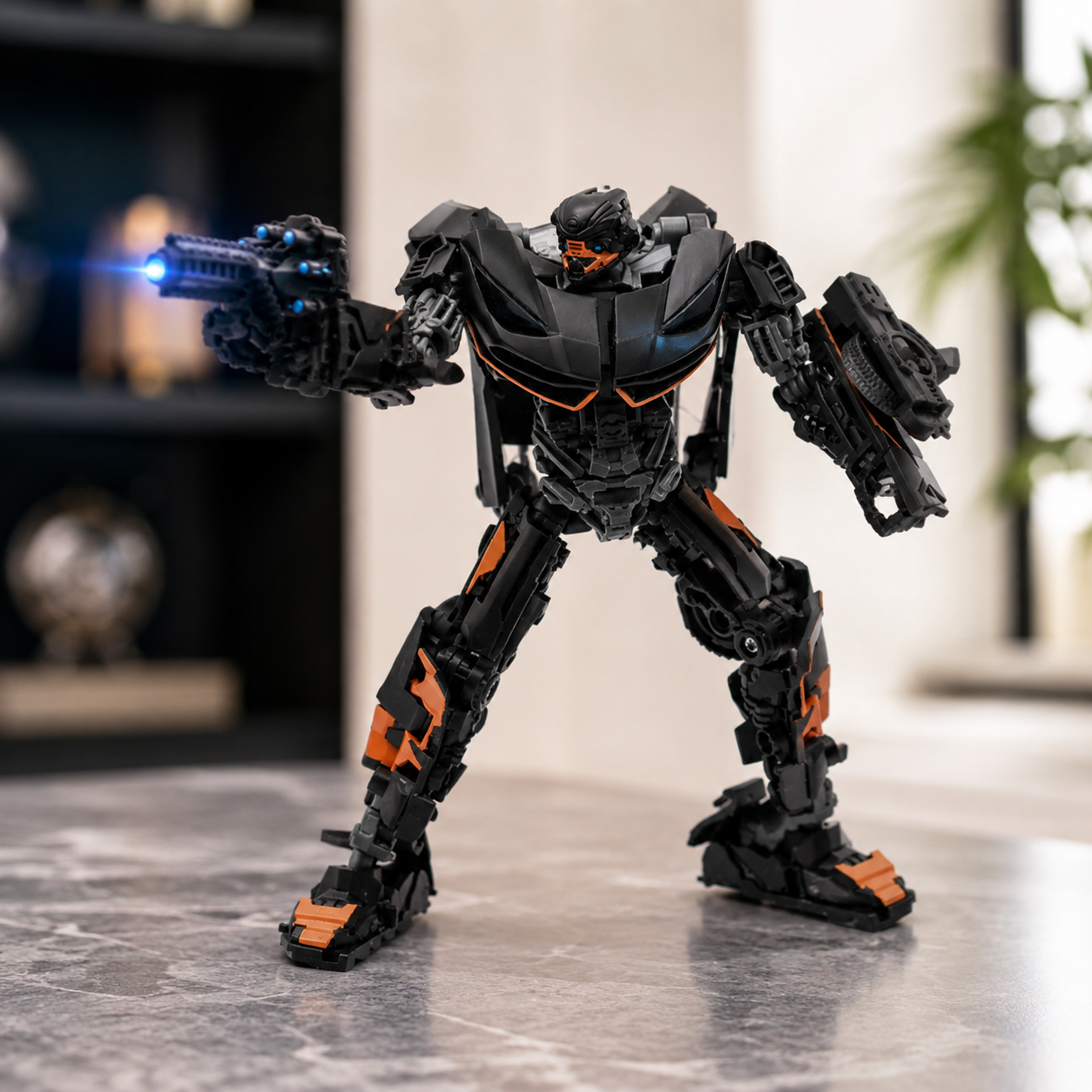 Alloy Transforming Robot Car Toy Action Figure
